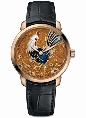 Ulysse Nardin 8152-111-2 / ROOSTER Classico Enamel Rooster copy watches